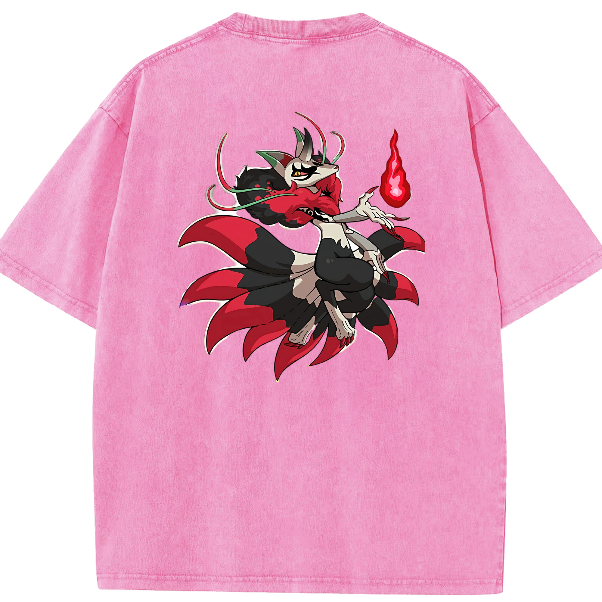 （画像用） 妖怪ウォッチ Yo-kai Watch 綿100% ヴィンテージ風 半袖Tシャツ（背面プリント）